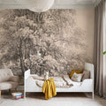 Ash Trees At Bolton Abbey Mural Wallpaper - room preview 03