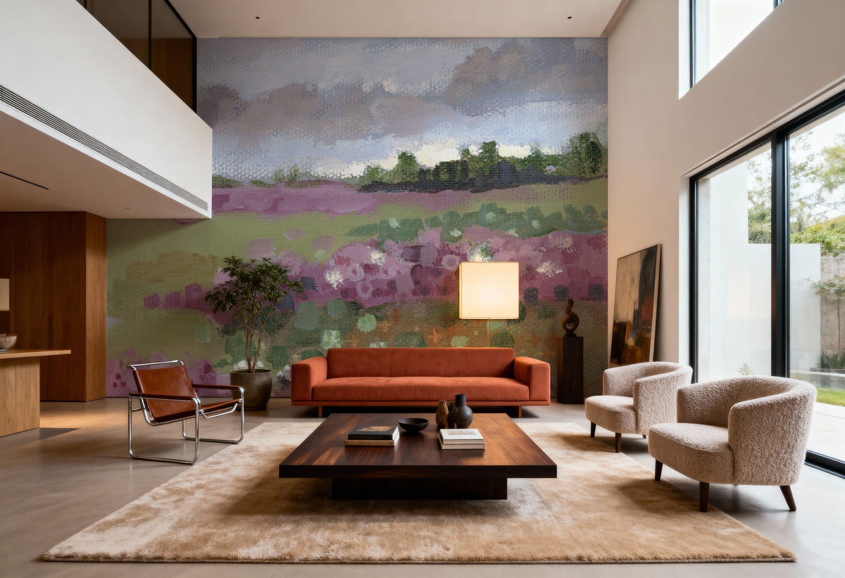 Field of Clover Mural Wallpaper - room preview 03