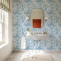 Peony Toile, Sky Mural Wallpaper - room preview 03
