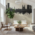 Quito Ecuador Skyline Concrete Mural Wallpaper - room preview 03