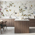 My Floral Abode, Lime Mural Wallpaper - room preview 03