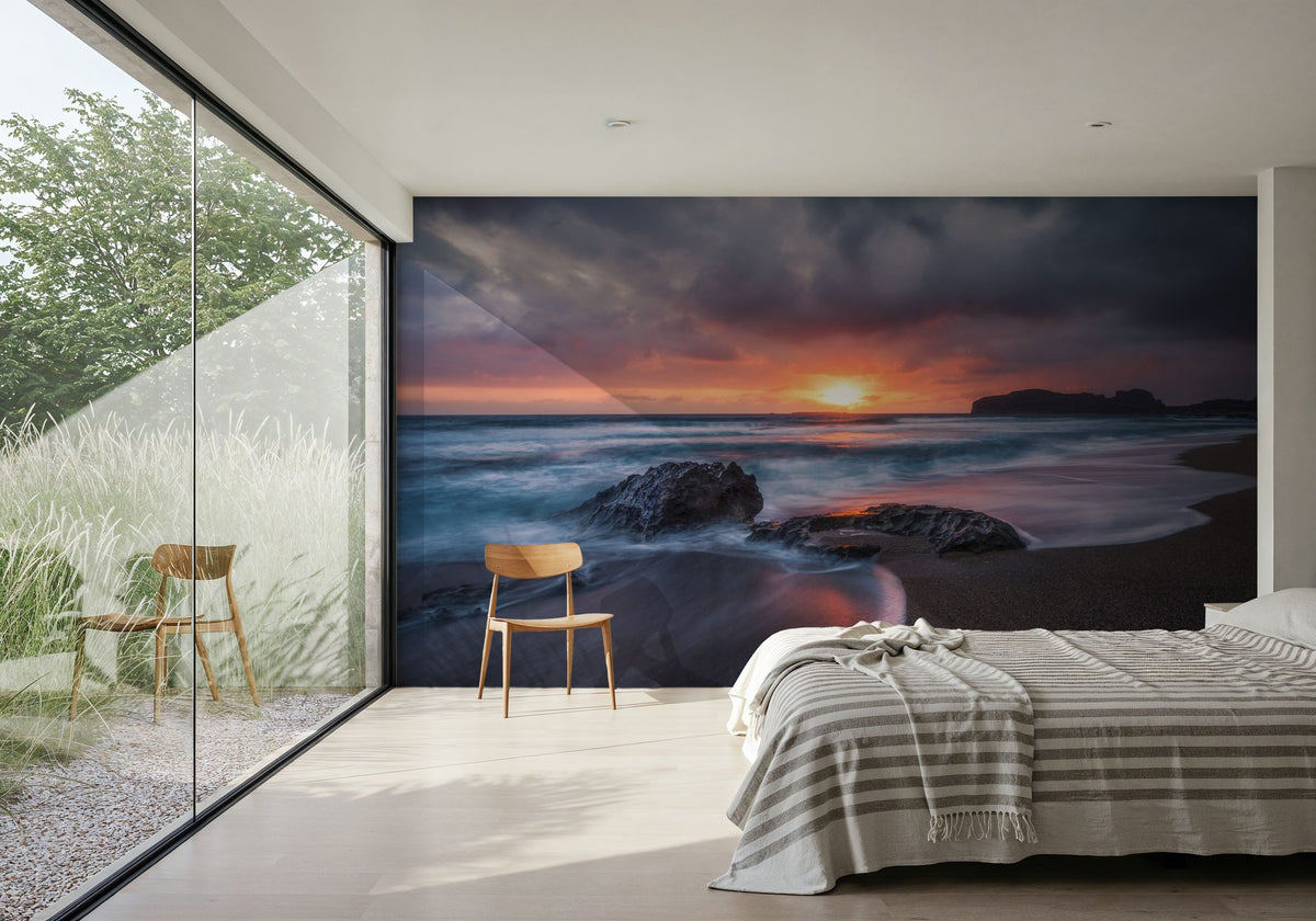 Falassarna Beach Mural Wallpaper - room preview 03