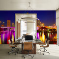 Tampa Skyline Mural Wallpaper - room preview 03