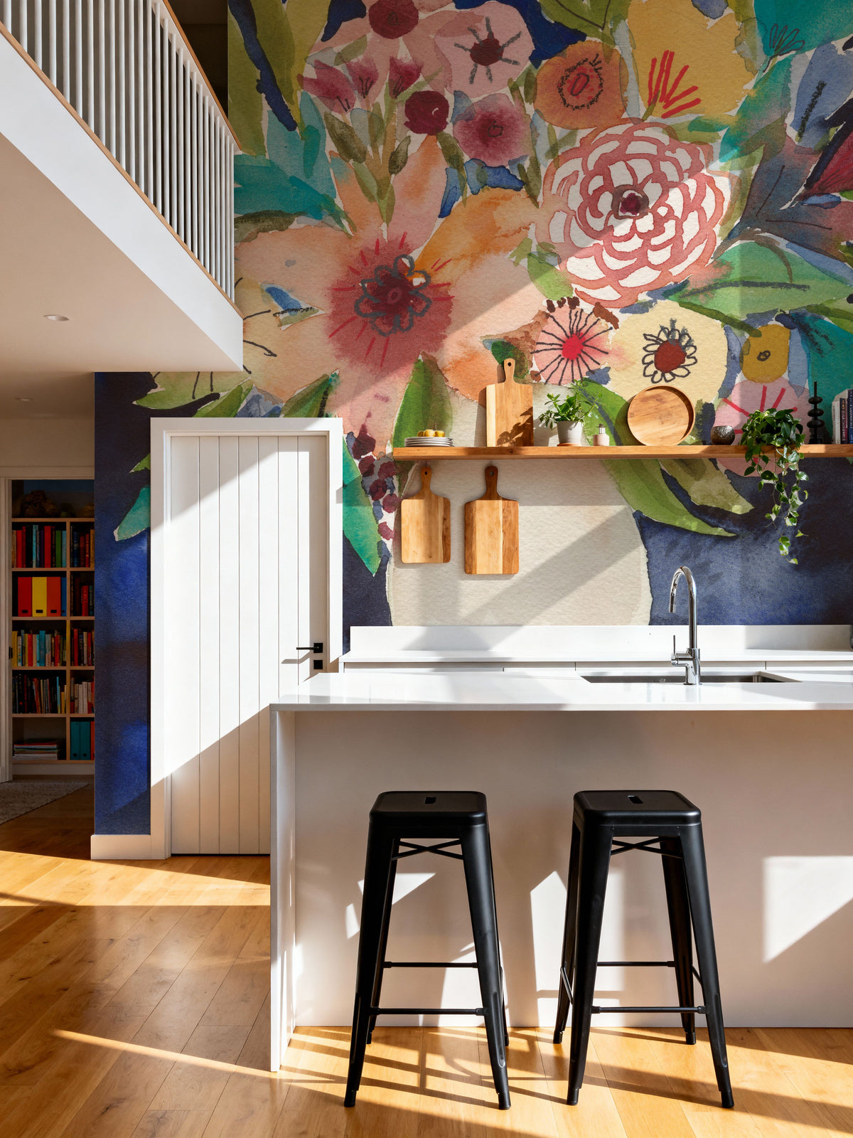 Floral Beauty IV Mural Wallpaper - room preview 03
