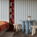 Erie, Sky Blue Mural Wallpaper - room preview 03