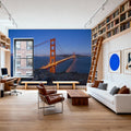 Golden Gate Bridge Mural Wallpaper - room preview 03