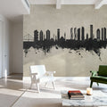 Izmir Turkey Skyline Concrete Mural Wallpaper - room preview 03
