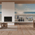 North Sea Light Mural Wallpaper - room preview 03