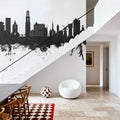 Utrecht the Netherlands Skyline Black & White Mural Wallpaper - room preview 03