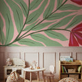 Botanical Bliss III Mural Wallpaper - room preview 03