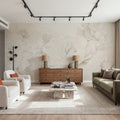 Transcendent Peony, Sepia Mural Wallpaper - room preview 03