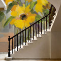 Sunny Floral I Mural Wallpaper - room preview 03