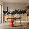 Sevilla Skyline Concrete Mural Wallpaper - room preview 03