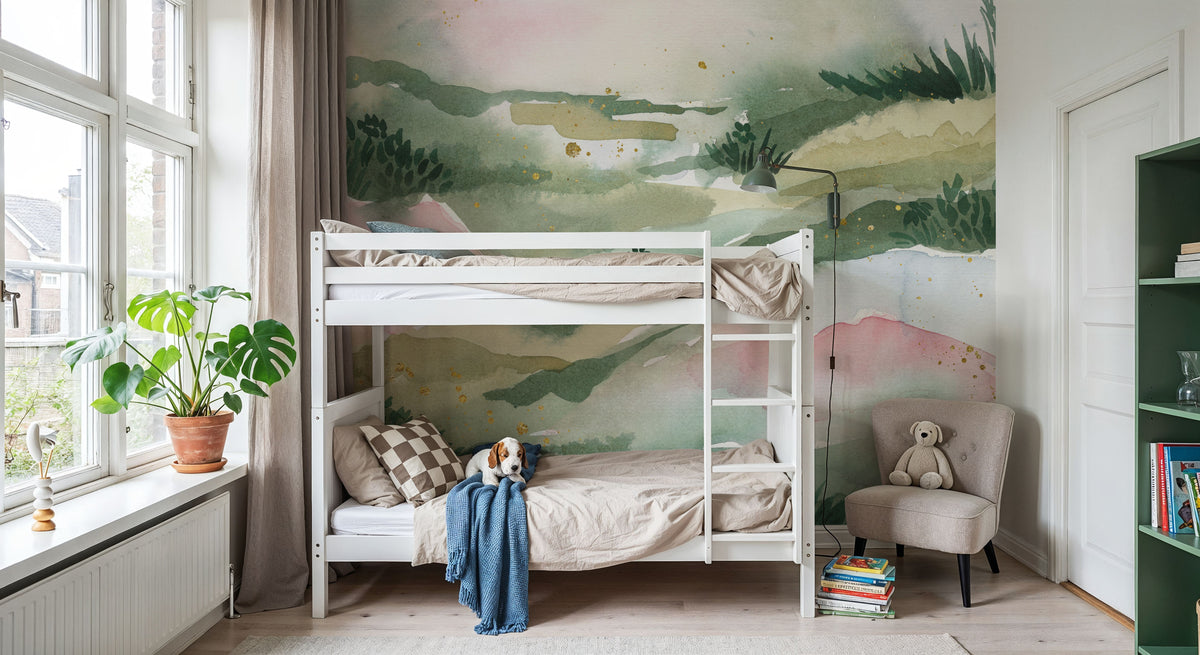 Midsummer Meadow V Mural Wallpaper - room preview 03