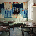 Digital Cascade Mural Wallpaper - room preview 03