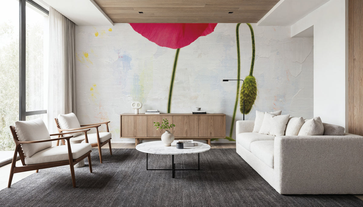 Wonderful Wildflowers I Mural Wallpaper - room preview 03