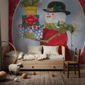 Main Street Christmas VIII Mural Wallpaper - room preview 03
