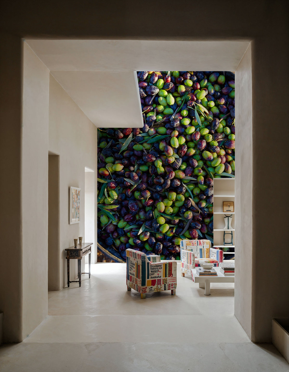 Olive Harvest Mural Wallpaper - room preview 03