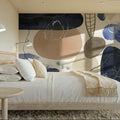Leaves and Stones Mural Wallpaper - room preview 03