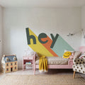 Hey Rainbow Mural Wallpaper - room preview 03