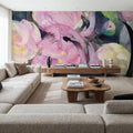 Evening Peonies Mural Wallpaper - room preview 03