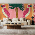 Tropical Birds I Mural Wallpaper - room preview 03