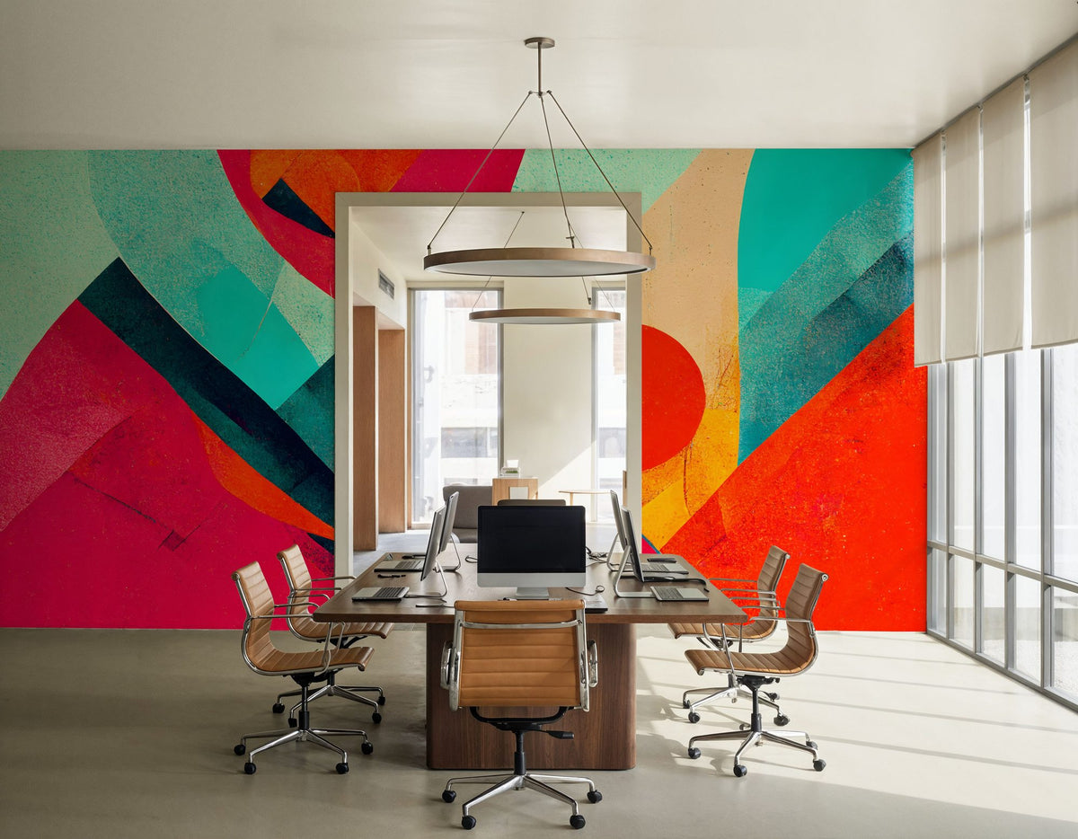 Desert Sun Mural Wallpaper - room preview 03