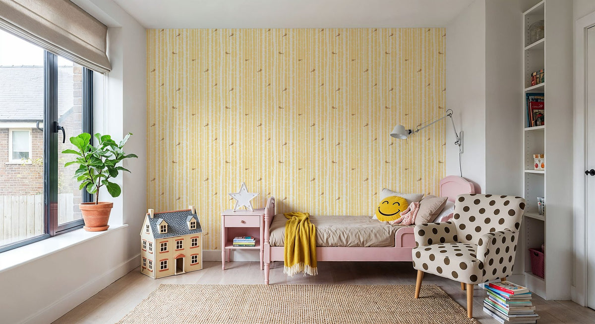 Forest View, Sunshine Mural Wallpaper - room preview 03