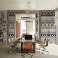 Flower Mountain, Brown Mural Wallpaper - room preview 03