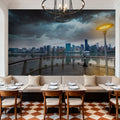 East River Dusk Mural Wallpaper - room preview 03