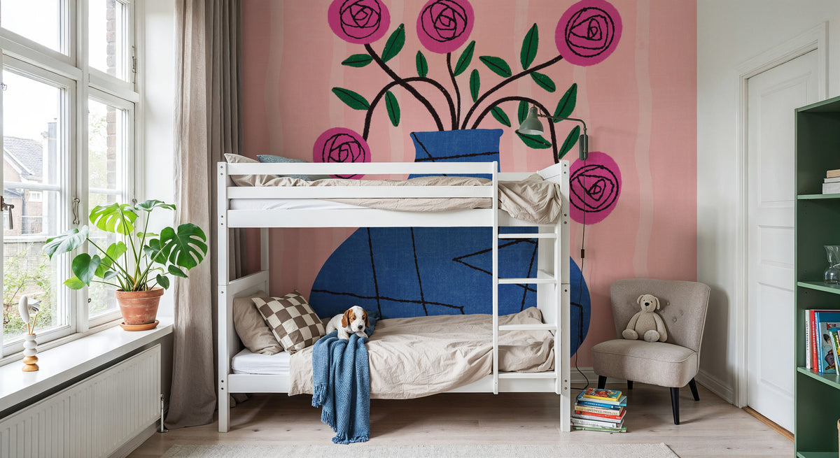 Still Blooms I Mural Wallpaper - room preview 03