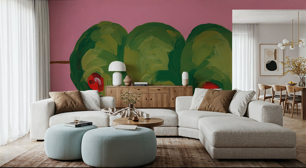 Elegant Olives I Mural Wallpaper - room preview 03