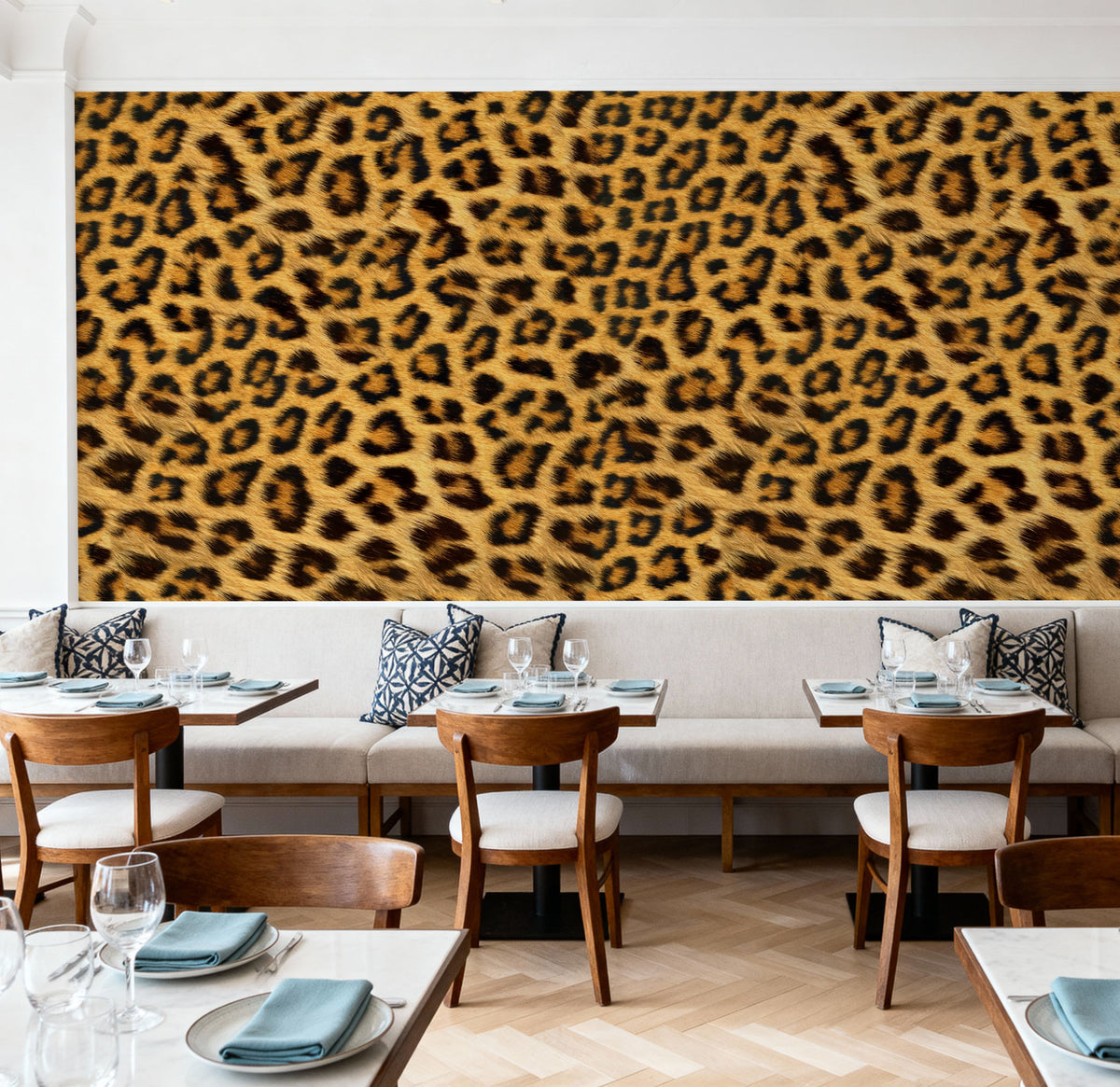 Leopard Mural Wallpaper - room preview 03