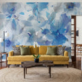 Floral Abstraction Mural Wallpaper - room preview 03