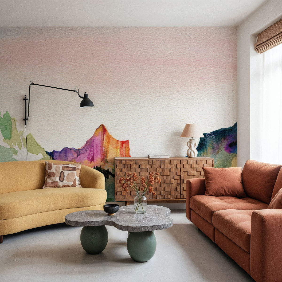Sedona Sunset Mural Wallpaper - room preview 03