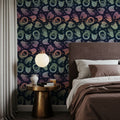Symbolic Halloween Neon Mural Wallpaper - room preview 03