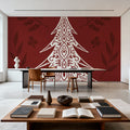 Holiday Form IX Mural Wallpaper - room preview 03