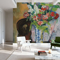 Etruscan Vase with Flowers Mural Wallpaper - room preview 03