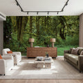 Hoh Rain Forest, Washington State Mural Wallpaper - room preview 03