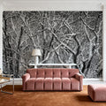 Snow Branches Mural Wallpaper - room preview 03