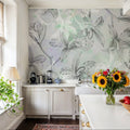Orchids on Water Mural Wallpaper - Edition 4 - room preview 03