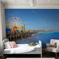 Santa Monica Pier Mural Wallpaper - room preview 03
