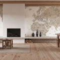 World Map - Abey Mural Wallpaper - room preview 03