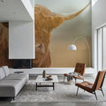Highland Cow Pastures II Mural Wallpaper - room preview 03