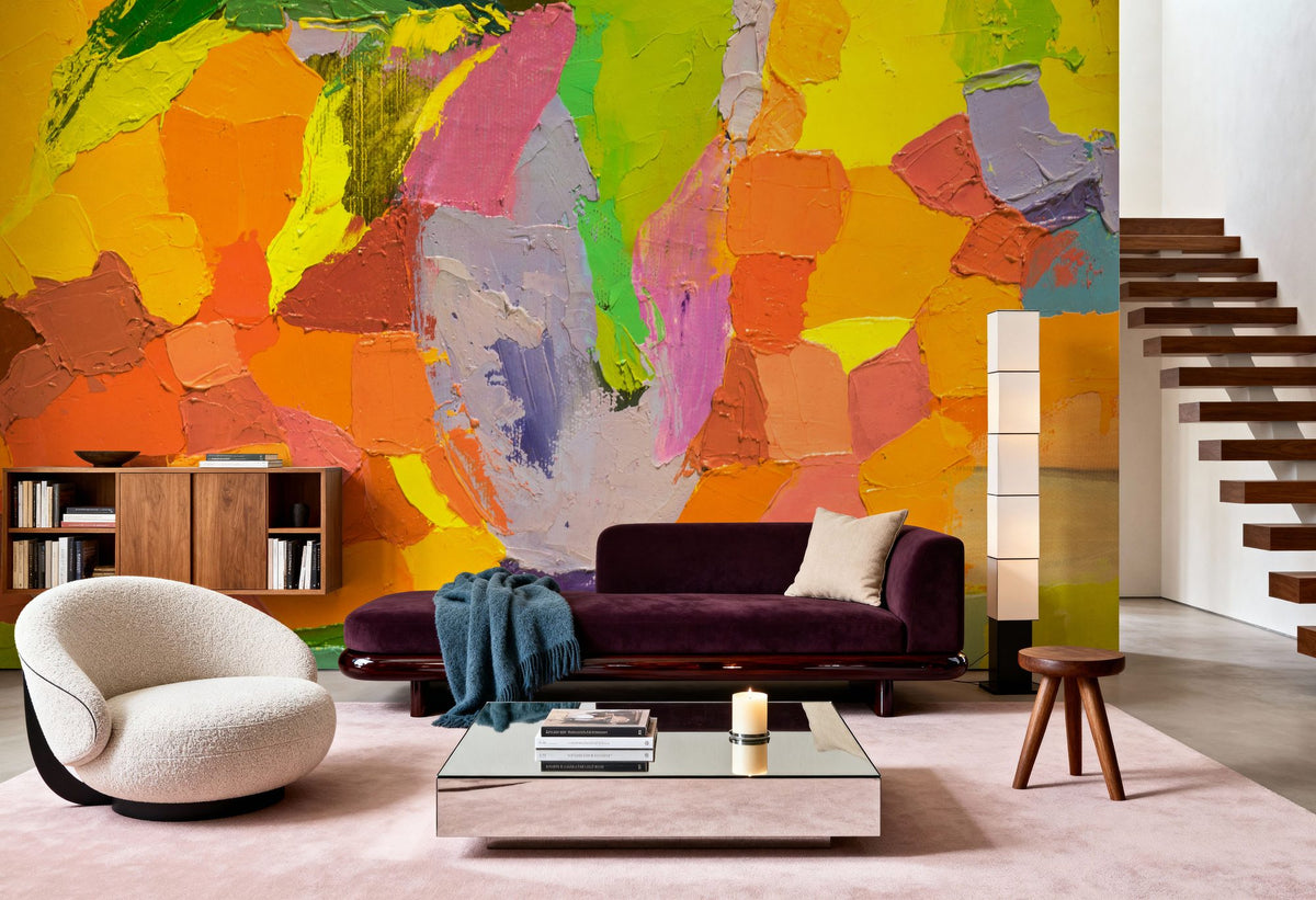 Sunny Mountains Mural Wallpaper - room preview 03