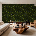 Winter Berries, Night Mural Wallpaper - room preview 03