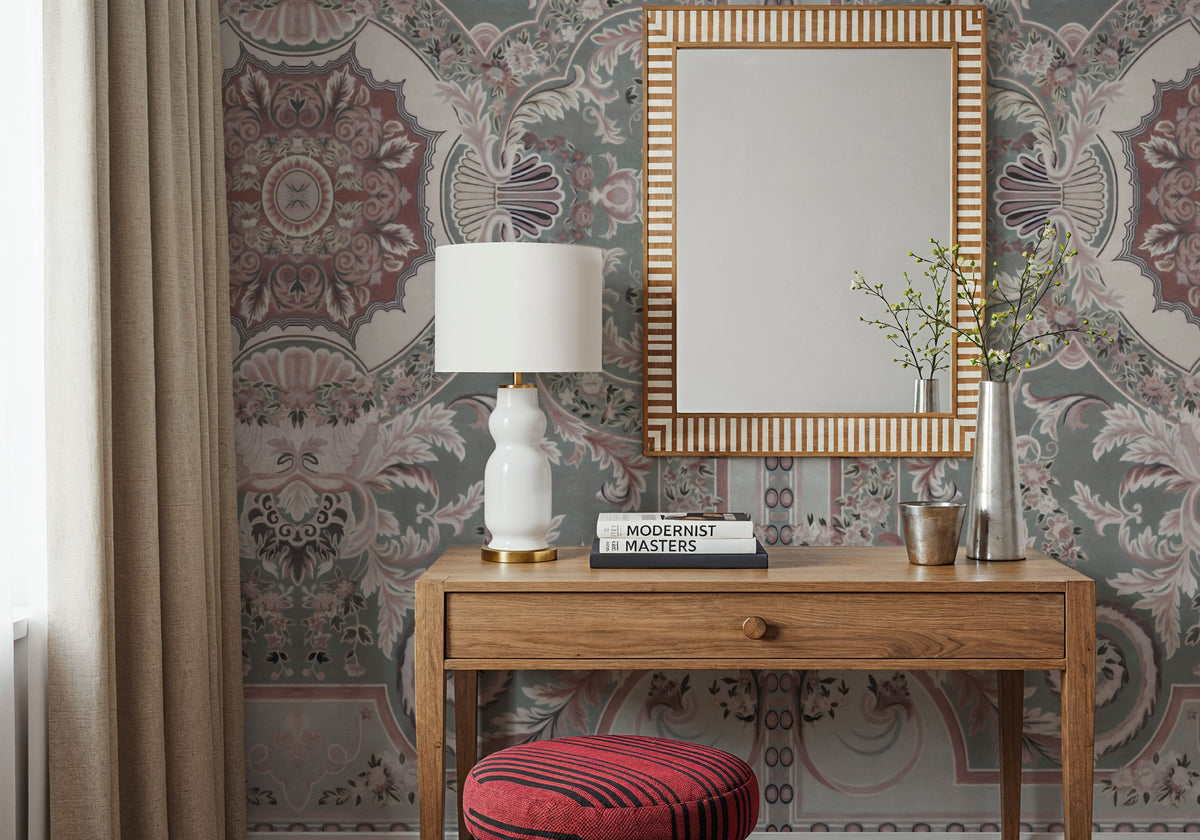 Gentle Branches, Rose Mural Wallpaper - room preview 03