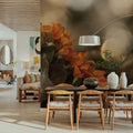 Golden Hour Sunflower Mural Wallpaper - room preview 03