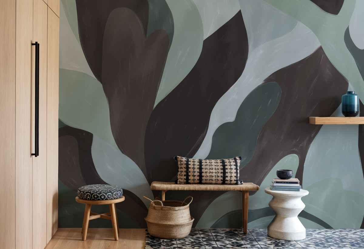 Dynamic Fields, Sky & Brown Mural Wallpaper - room preview 03