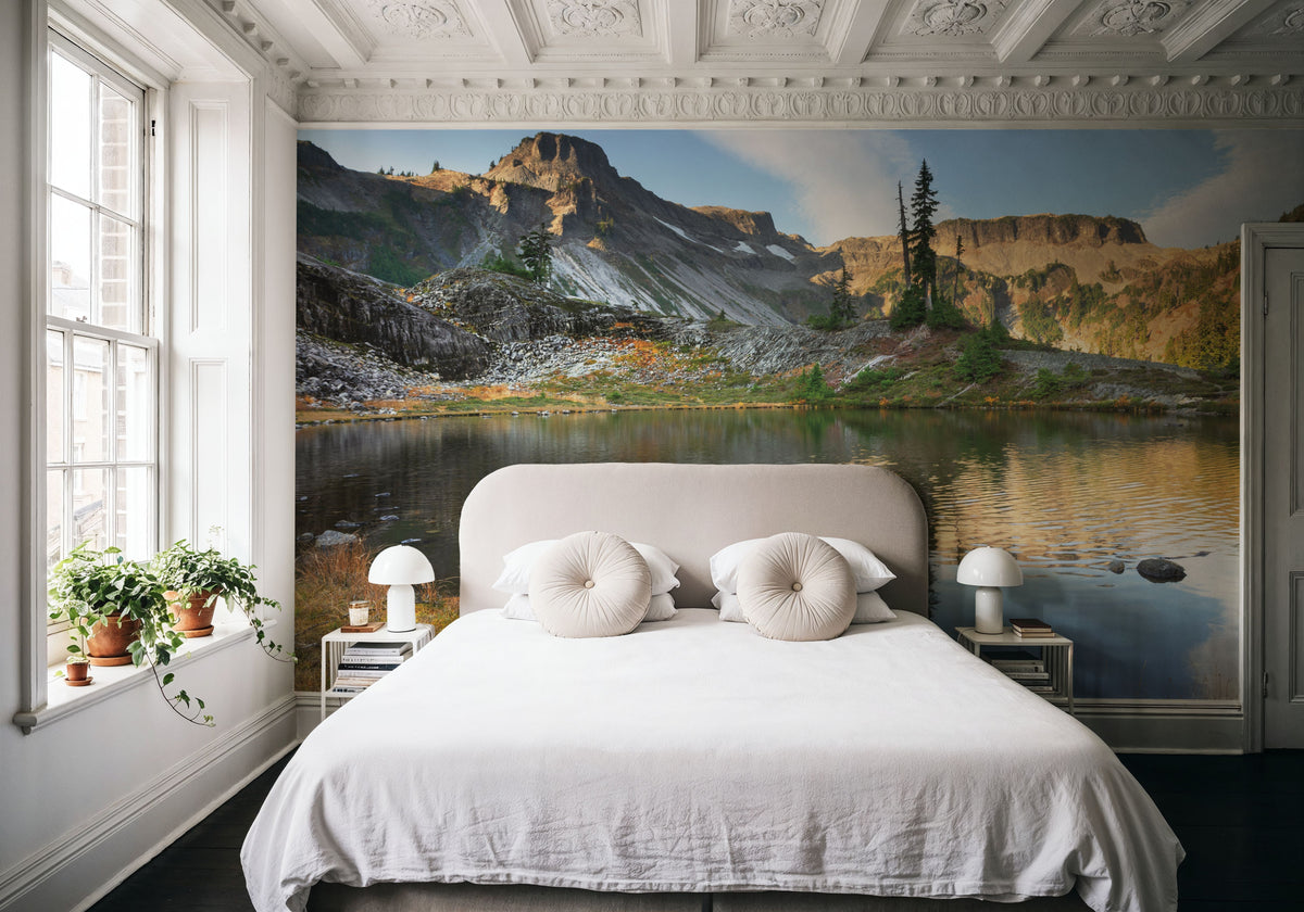Heather Meadow Mural Wallpaper - room preview 03
